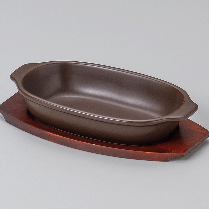 金正陶器 モノトーン小判グラタン 1個(ご注文単位1個)【直送品】