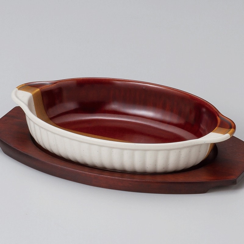 金正陶器 掛分小判グラタン 1個(ご注文単位1個)【直送品】