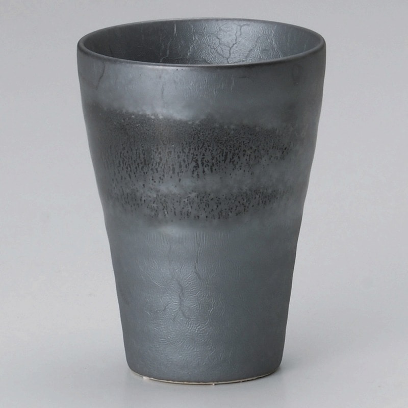 金正陶器 いぶし黒フリーカップ 1個(ご注文単位1個)【直送品】