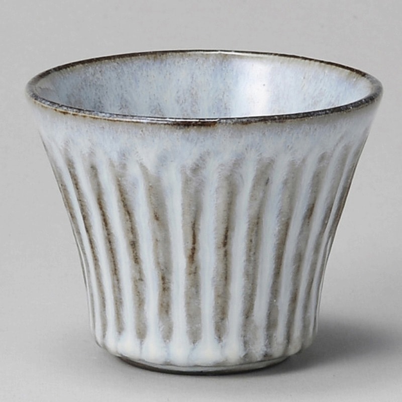 金正陶器 黒陶粉引ソギカップ 1個(ご注文単位1個)【直送品】