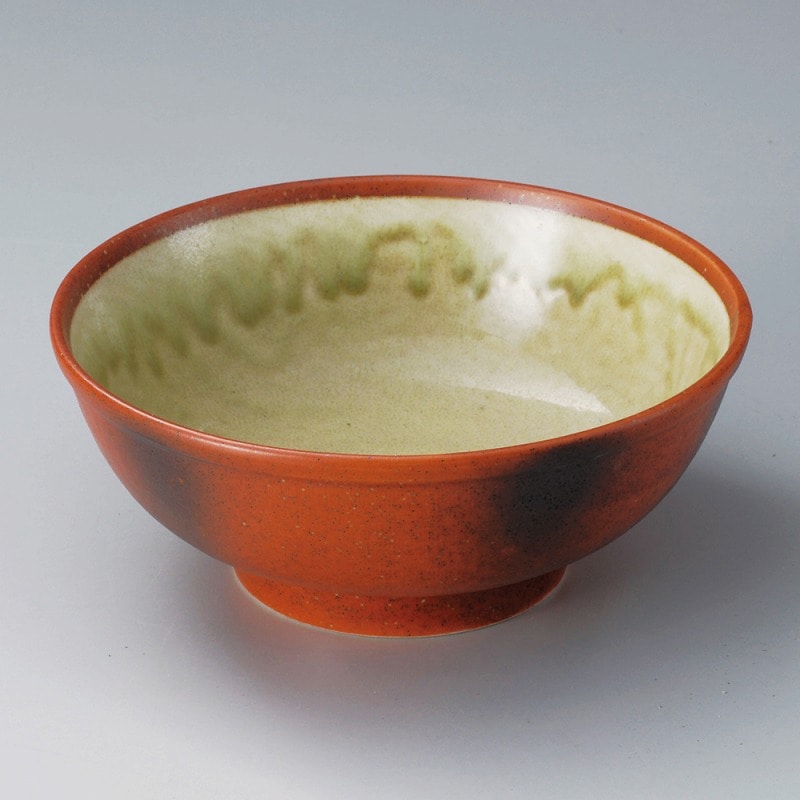 金正陶器 赤伊賀炭吹7.0玉丼 1個（ご注文単位1個）【直送品】