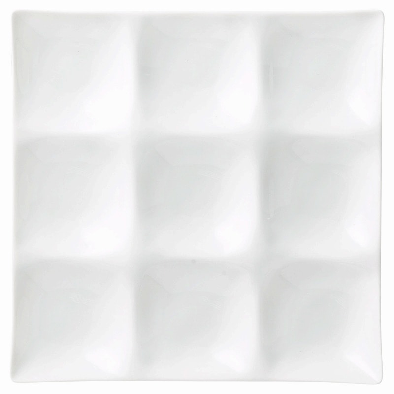 金正陶器 コワケ9つ仕切皿 1個（ご注文単位1個）【直送品】