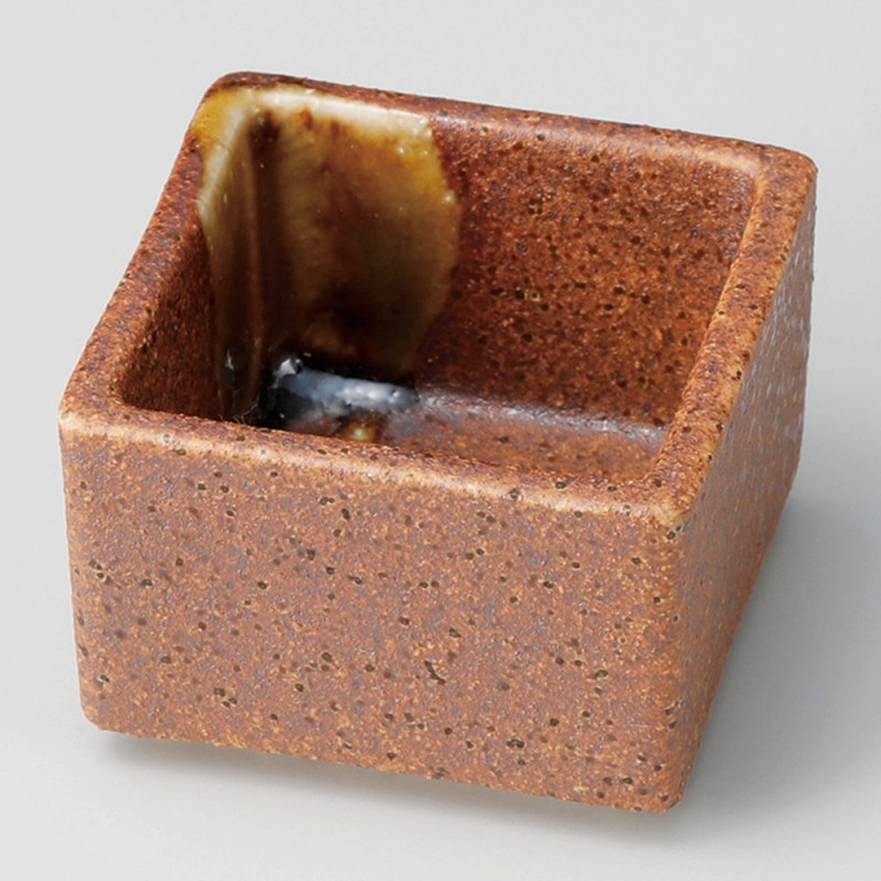 金正陶器 信楽升型珍味 1個(ご注文単位1個)【直送品】