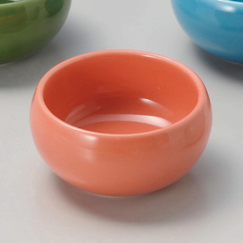 金正陶器 ピンク丸のぞき珍味 1個(ご注文単位1個)【直送品】