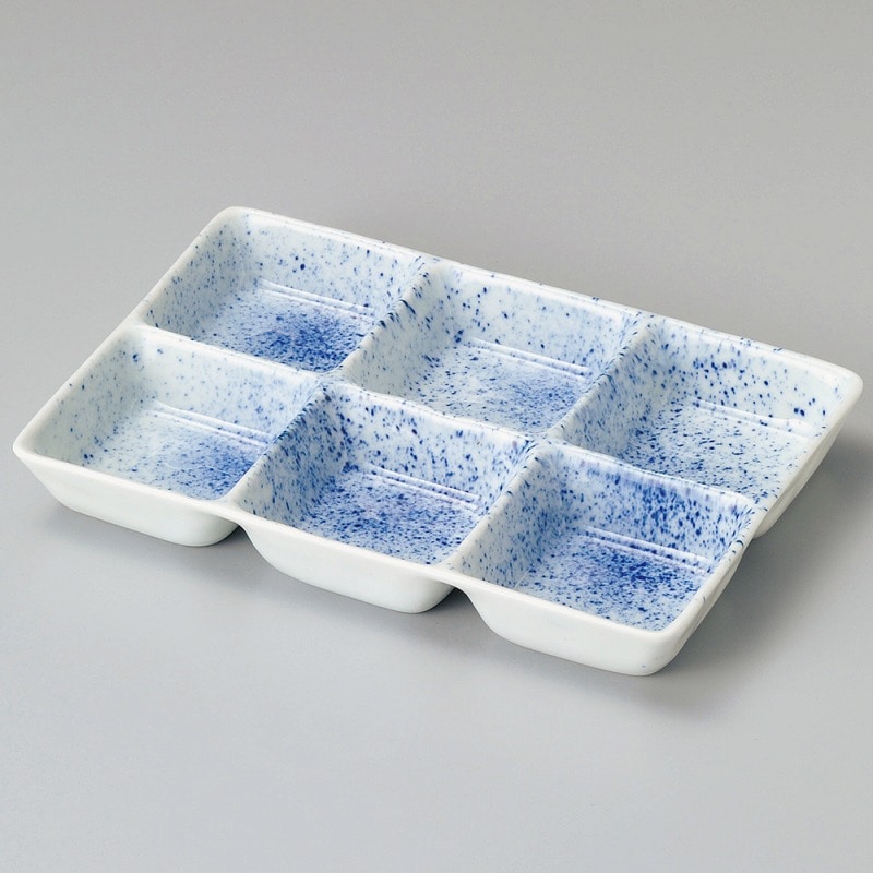 金正陶器 吹墨六品盛 1個(ご注文単位1個)【直送品】