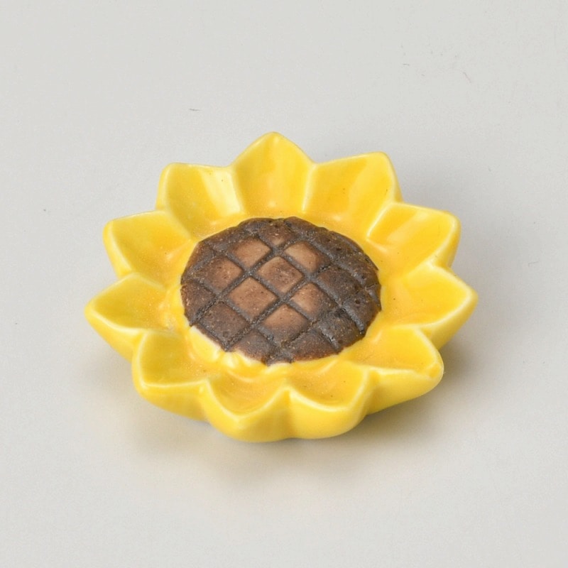 金正陶器 ひまわり箸置 1個(ご注文単位1個)【直送品】