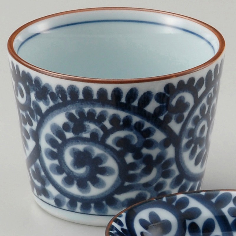 金正陶器 タコ唐草そば猪口 1個(ご注文単位1個)【直送品】