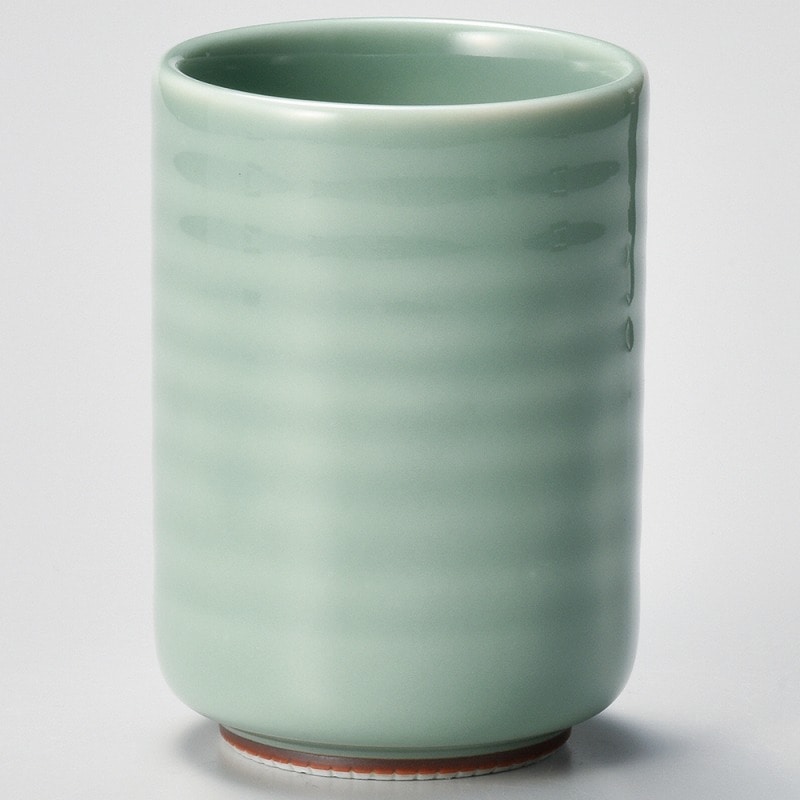 金正陶器 天竜寺青磁寿司湯呑 1個（ご注文単位1個）【直送品】