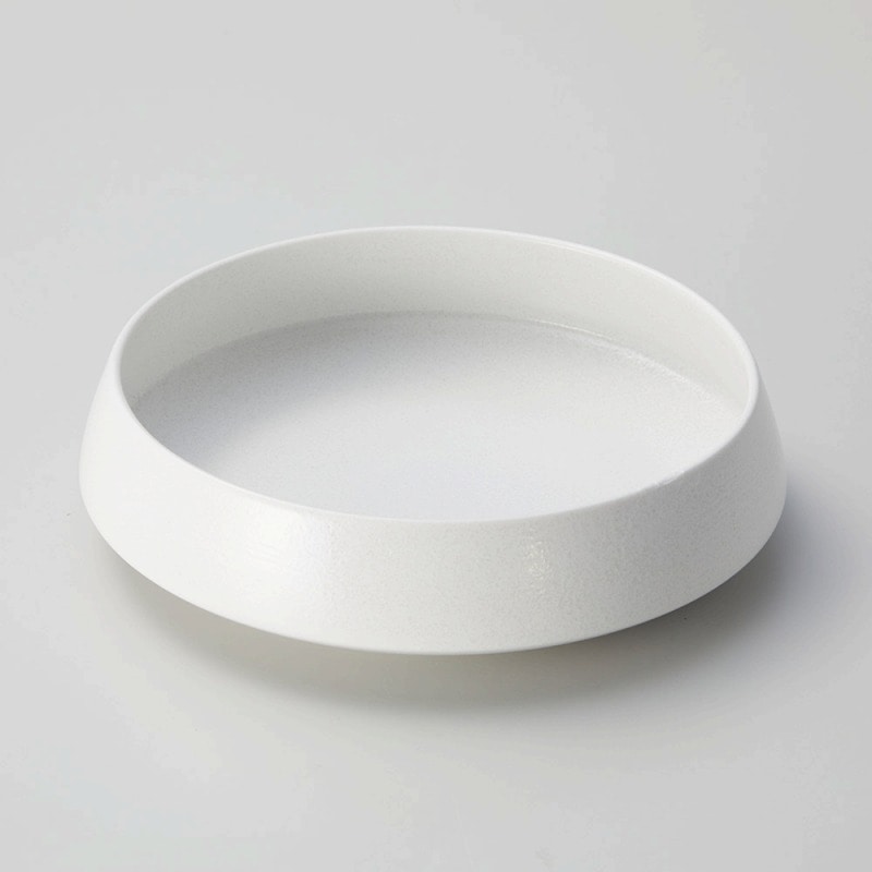 金正陶器 白結晶くくり鉢（大） 1個（ご注文単位1個）【直送品】