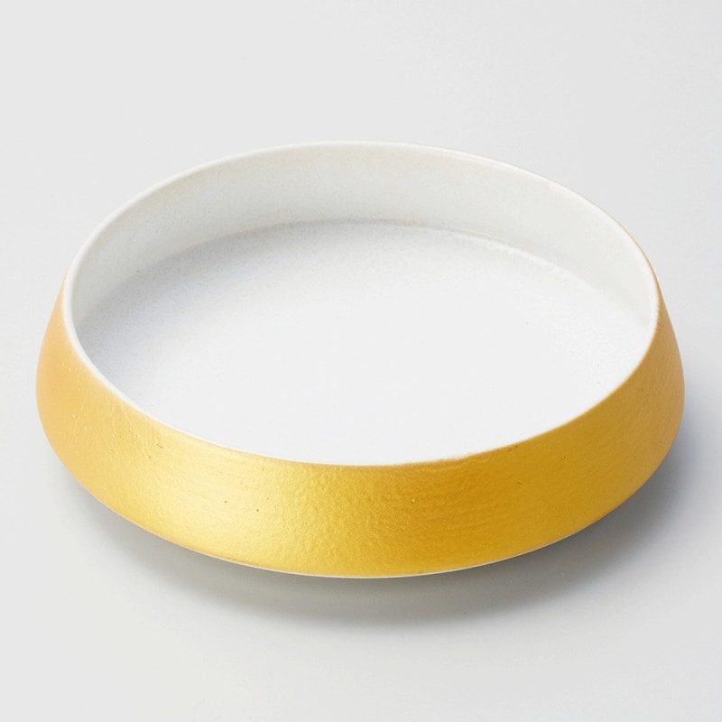 金正陶器 金彩吹き白くくり鉢（小） 1個（ご注文単位1個）【直送品】