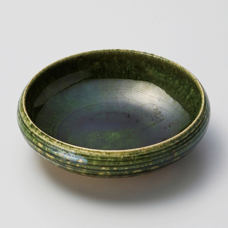 金正陶器 織部クシメくくり鉢 1個（ご注文単位1個）【直送品】