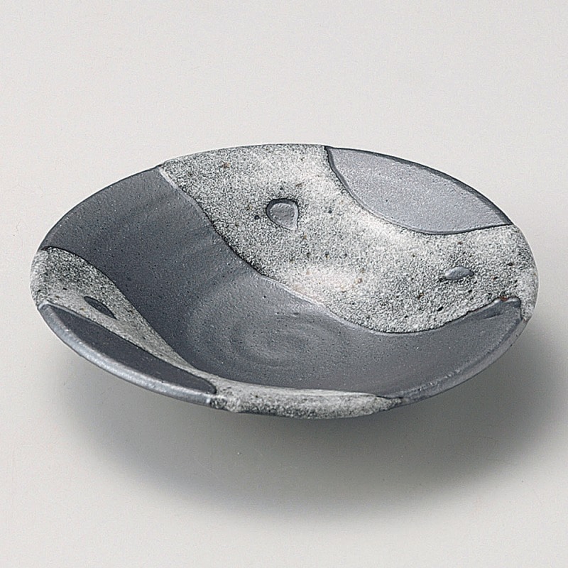 金正陶器 天目白流5.0平向付 1個（ご注文単位1個）【直送品】