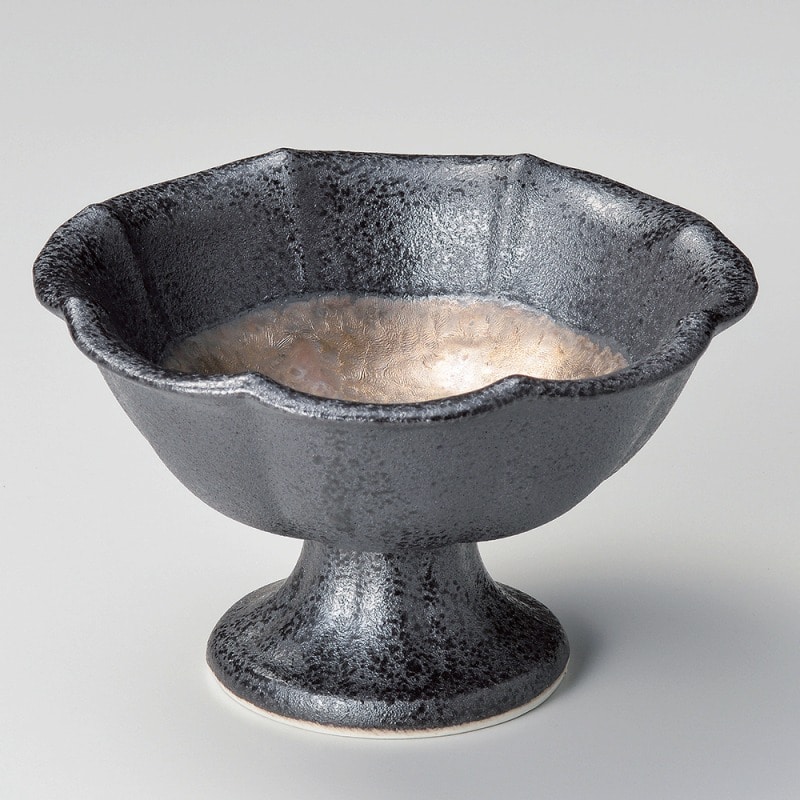 金正陶器 本窯金彩3.0輪花高台小鉢 1個（ご注文単位1個）【直送品】