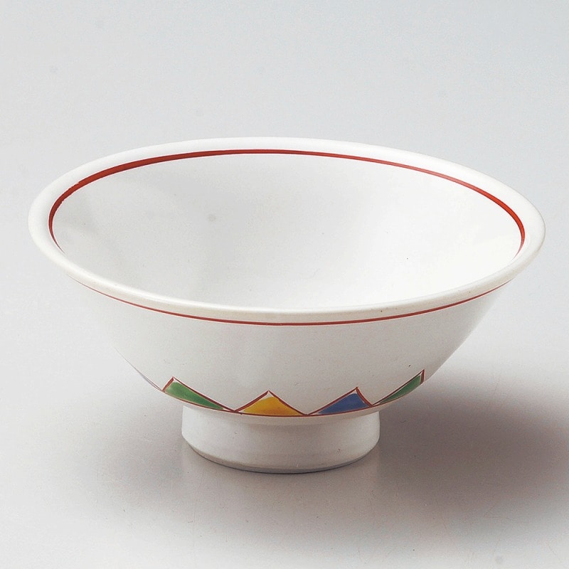 金正陶器 白マット三角紋反小鉢 1個（ご注文単位1個）【直送品】
