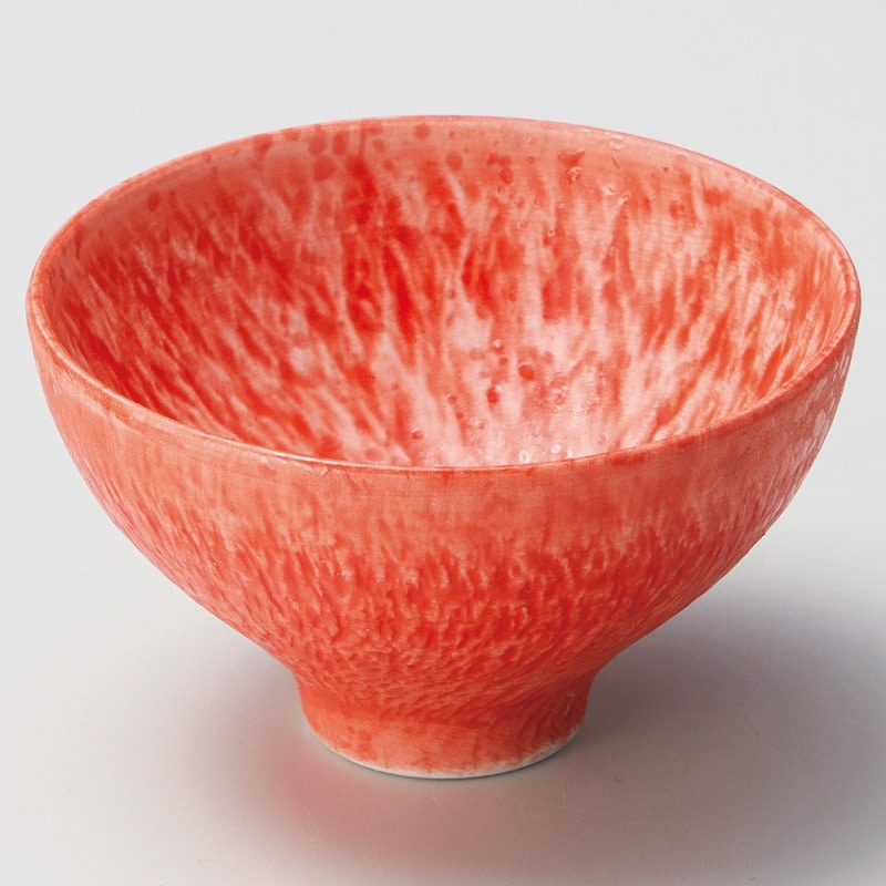 金正陶器 とちり小付レッド 1個（ご注文単位1個）【直送品】