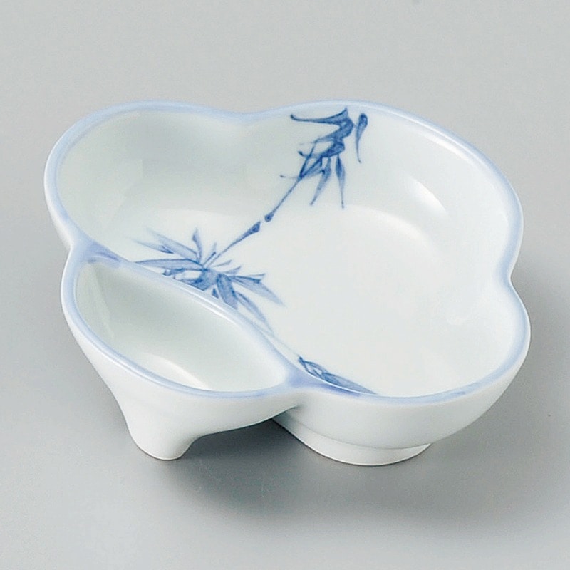 金正陶器 梅型竹仕切鉢 1個(ご注文単位1個)【直送品】