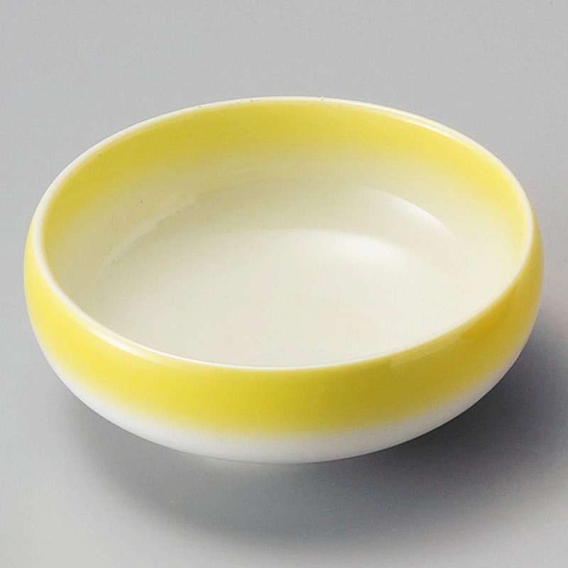 金正陶器 イエロー鉄鉢型小鉢 1個(ご注文単位1個)【直送品】