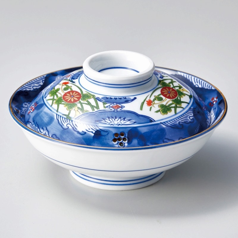 金正陶器 錦古伊万里蓋向 1個（ご注文単位1個）【直送品】