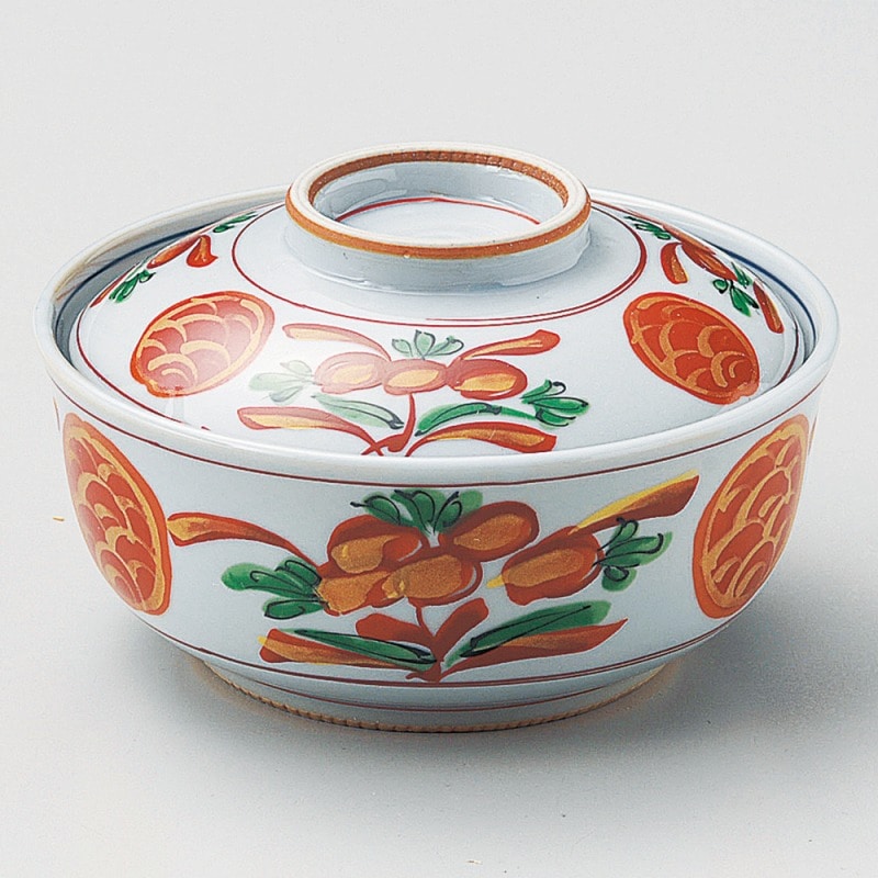 金正陶器 乾山赤絵煮物碗 1個（ご注文単位1個）【直送品】