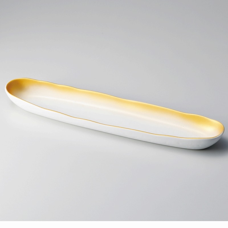 金正陶器 金彩吹細長鉢（大） 1個（ご注文単位1個）【直送品】