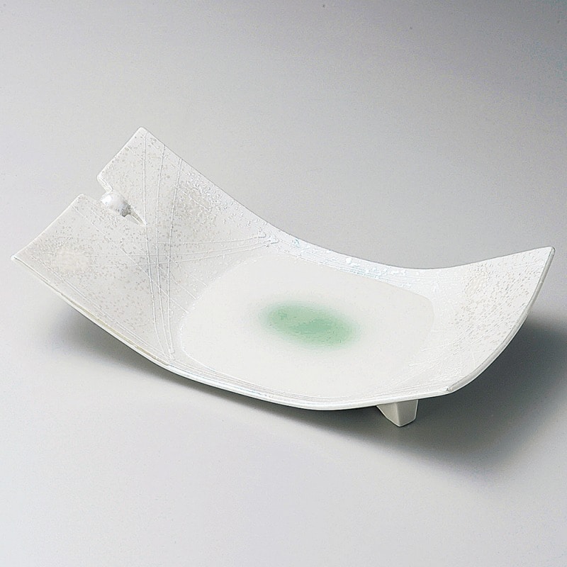 金正陶器 一珍ラスターヒワ吹8.5焼物皿 1個（ご注文単位1個）【直送品】