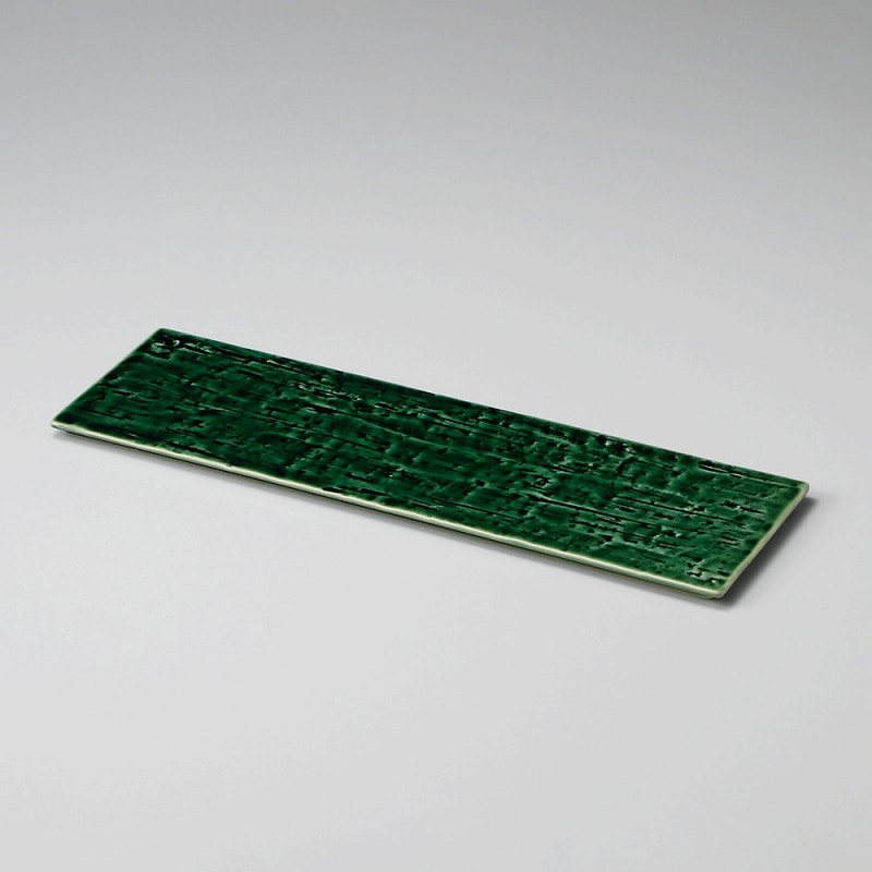 金正陶器 静寂40㎝細平長角皿 1個（ご注文単位1個）【直送品】