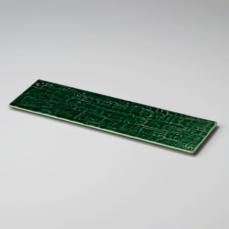 金正陶器 静寂34㎝細平長角皿 1個（ご注文単位1個）【直送品】