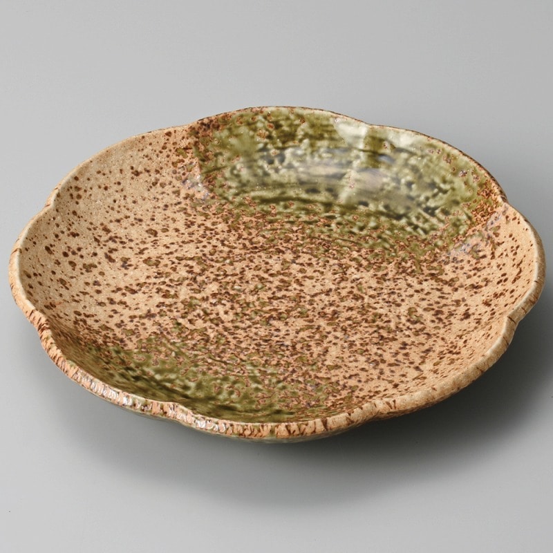 金正陶器 美濃伊賀織部8.5皿 1個（ご注文単位1個）【直送品】