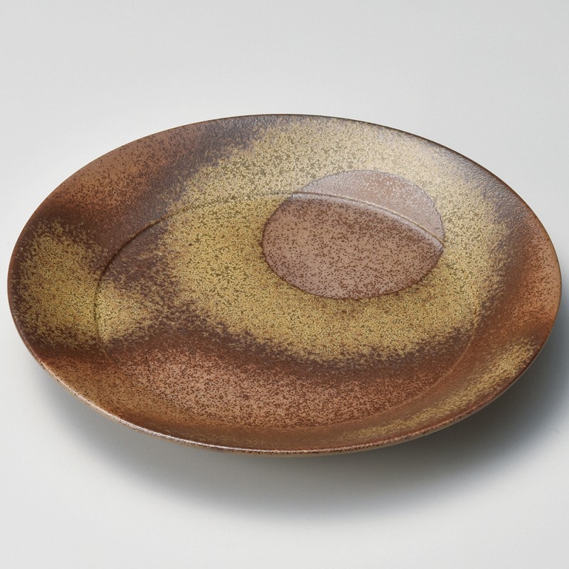 金正陶器 備前風7.0幅広皿 1個（ご注文単位1個）【直送品】