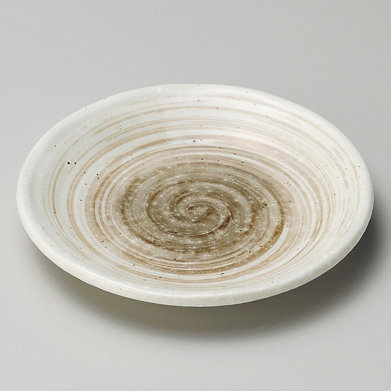 金正陶器 刷毛茶粉引六兵衛取皿 1個（ご注文単位1個）【直送品】