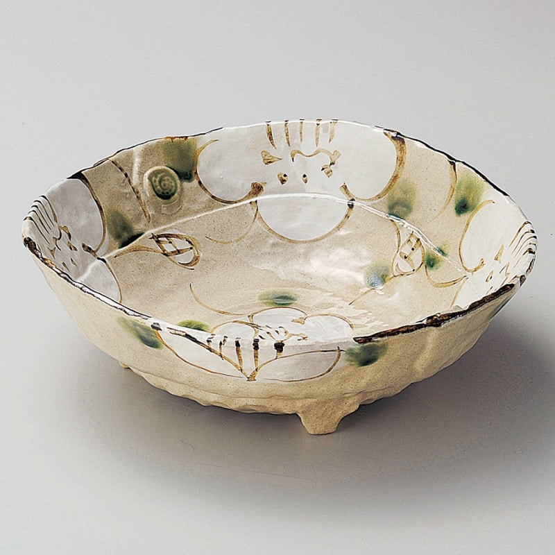 金正陶器 格子花盛鉢 1個（ご注文単位1個）【直送品】