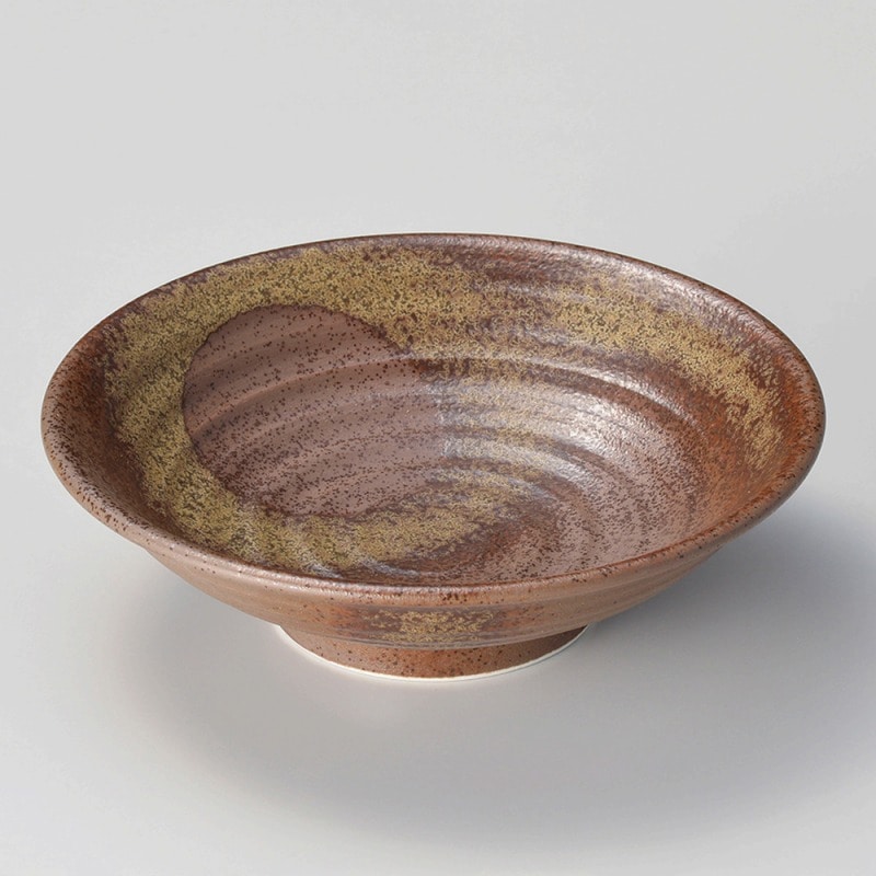 金正陶器 備前風7.0浅口ボール 1個（ご注文単位1個）【直送品】