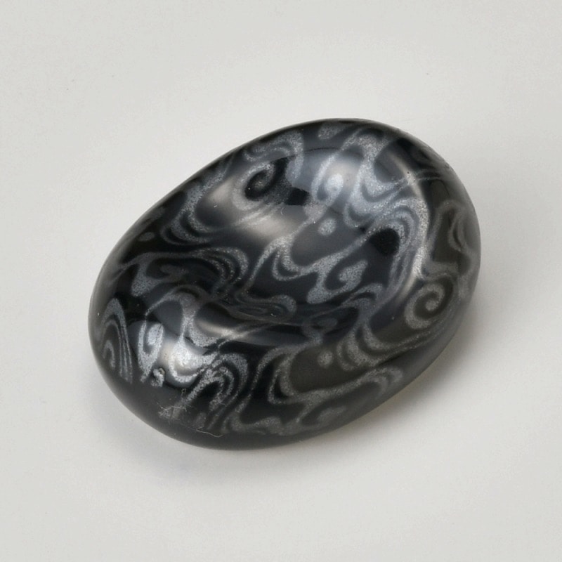 金正陶器 黒銀彩波箸置 1個（ご注文単位1個）【直送品】