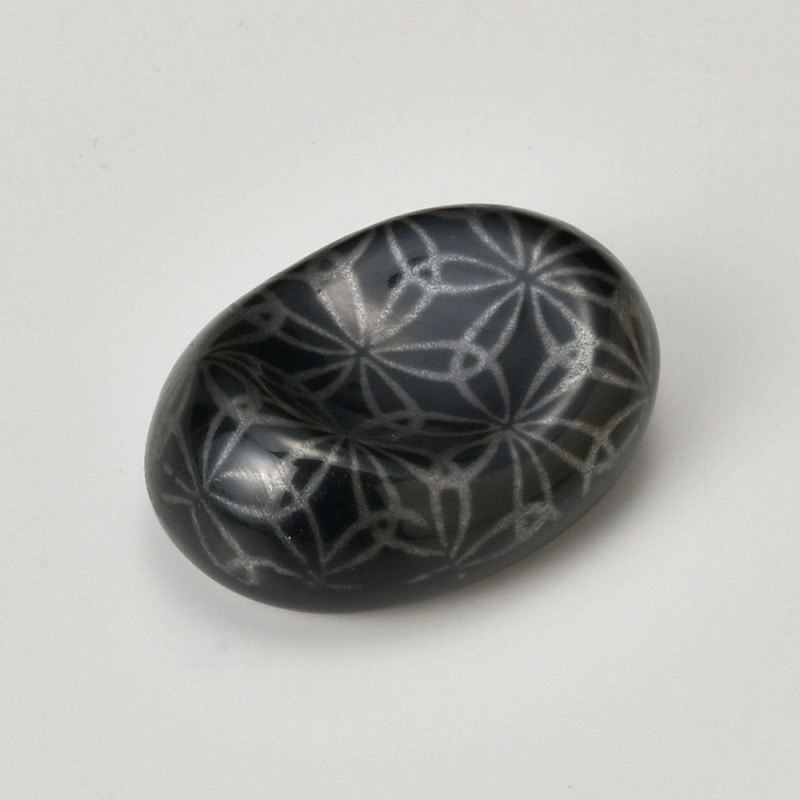 金正陶器 黒銀彩てまり箸置 1個(ご注文単位1個)【直送品】