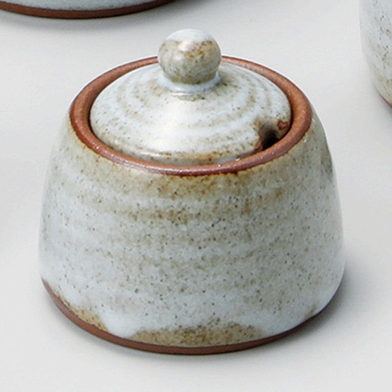 金正陶器 灰釉辛子入 1個(ご注文単位1個)【直送品】