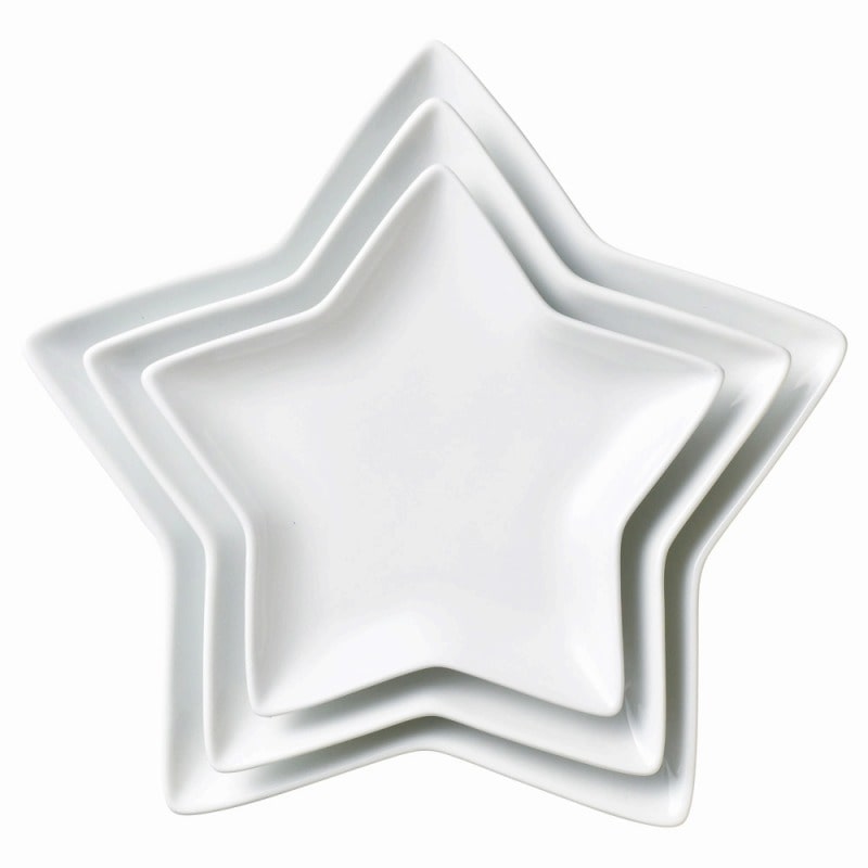 金正陶器 ベーシック星型プレート(M) 1個(ご注文単位1個)【直送品】