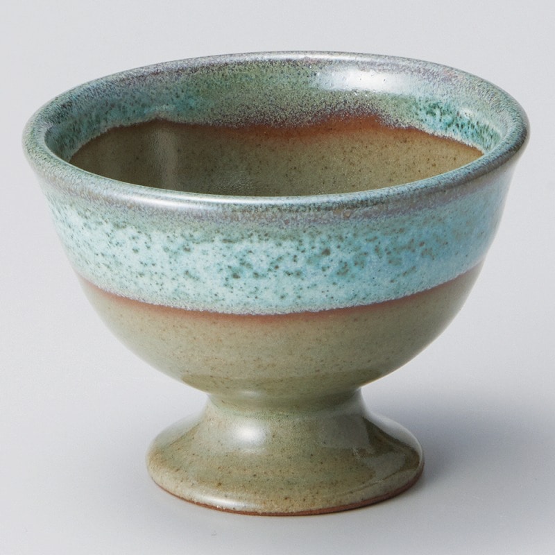 金正陶器 青均窯流し高台珍味 1個(ご注文単位1個)【直送品】