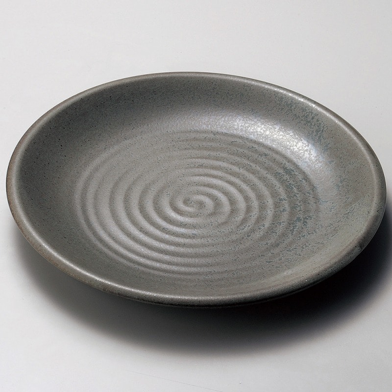 金正陶器 渋谷緑結晶6.0皿 1個（ご注文単位1個）【直送品】