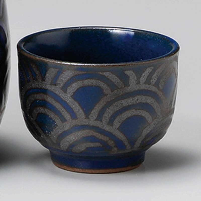 金正陶器 青海波盃 1個(ご注文単位1個)【直送品】