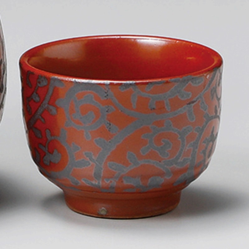 金正陶器 赤唐草盃 1個(ご注文単位1個)【直送品】