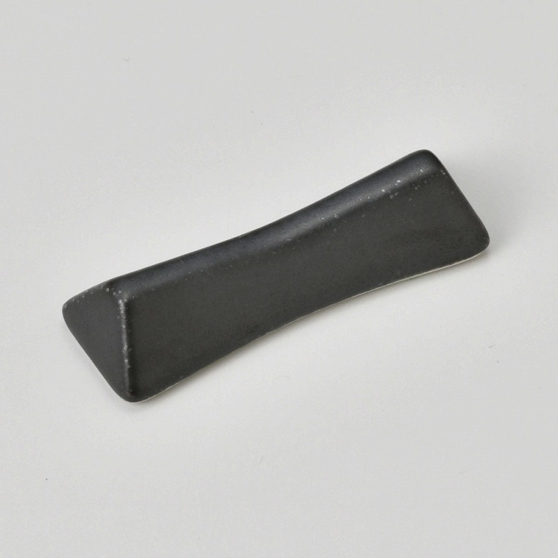 金正陶器 三山黒結晶箸置き 1個(ご注文単位1個)【直送品】