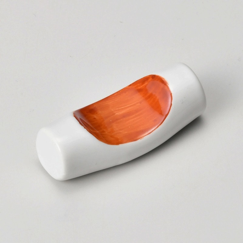 金正陶器 赤巻ペコ箸置き 1個(ご注文単位1個)【直送品】
