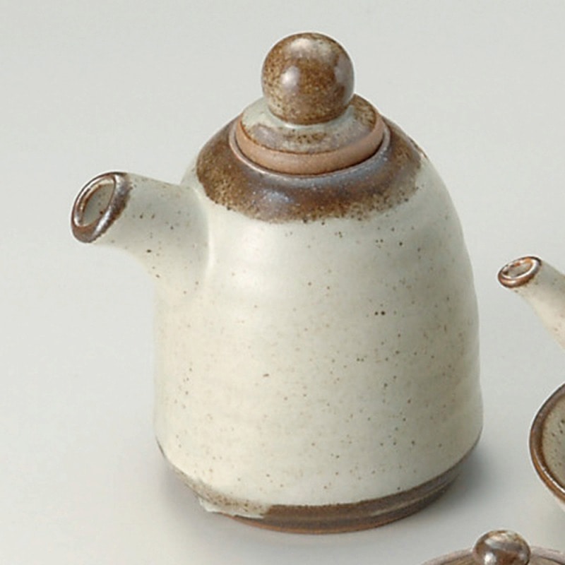 金正陶器 粉引唐津釉正油差し(大) 1個(ご注文単位1個)【直送品】