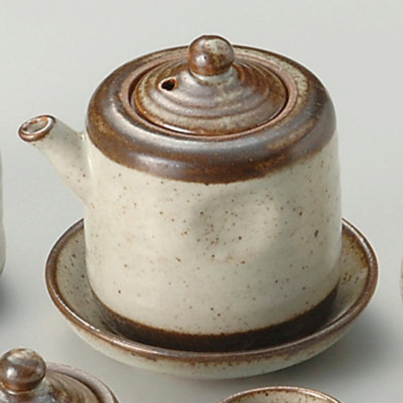 金正陶器 粉引唐津釉正油差し(小) 1個(ご注文単位1個)【直送品】