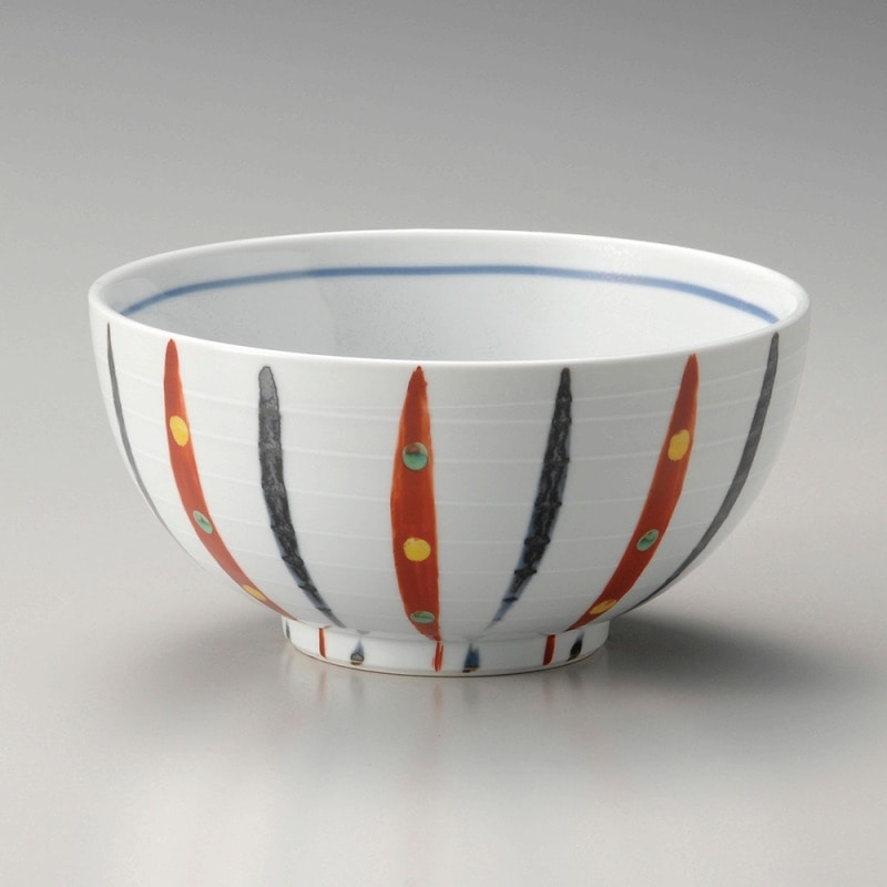 金正陶器 水玉十草5.5深ボール 1個(ご注文単位1個)【直送品】