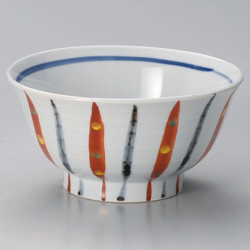 金正陶器 水玉十草5.5深口丼 1個（ご注文単位1個）【直送品】