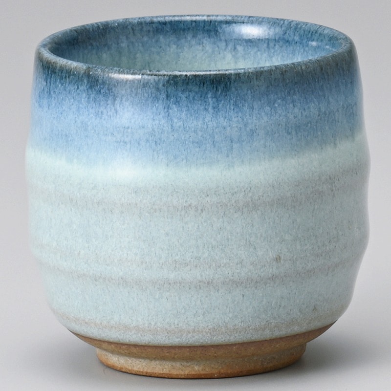 金正陶器 青流し六兵衛中湯呑 1個（ご注文単位1個）【直送品】