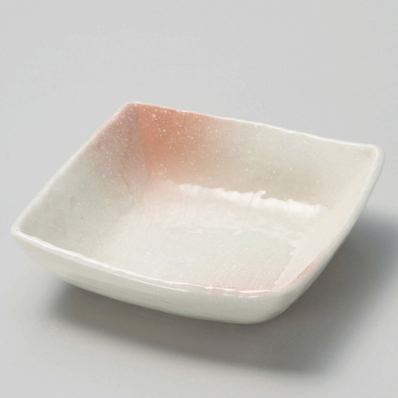 金正陶器 桜吹クシ目 角5.0鉢 1個(ご注文単位1個)【直送品】