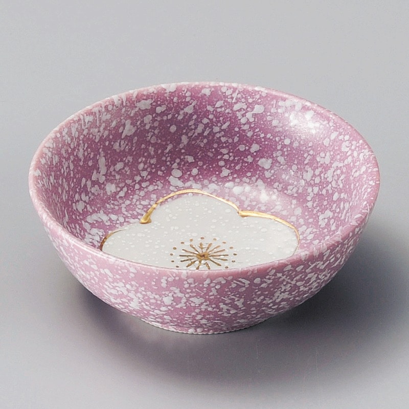 金正陶器 紫白吹き丸鉢 1個(ご注文単位1個)【直送品】