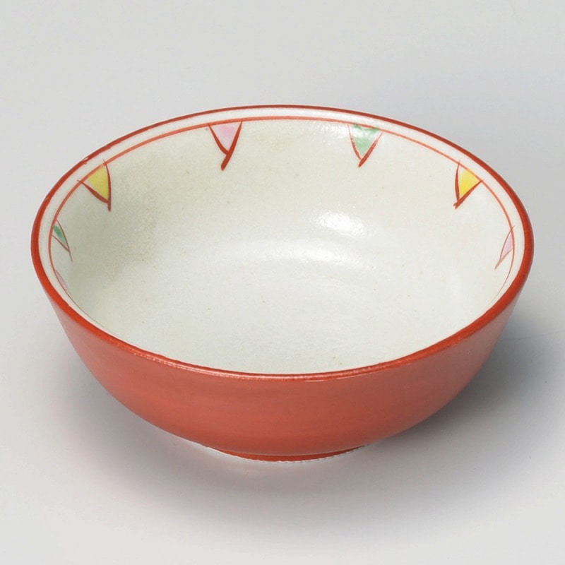 金正陶器 朱巻剣十草 丸小鉢 1個(ご注文単位1個)【直送品】